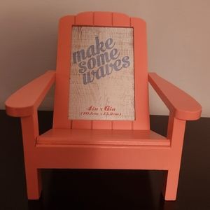 Adirondack chair picture frame